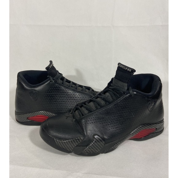 Sz 10.5 Air Jordan Retro 14‎ SE Black Ferrari Black Anthracite (2019) BQ3685-001 main image 12